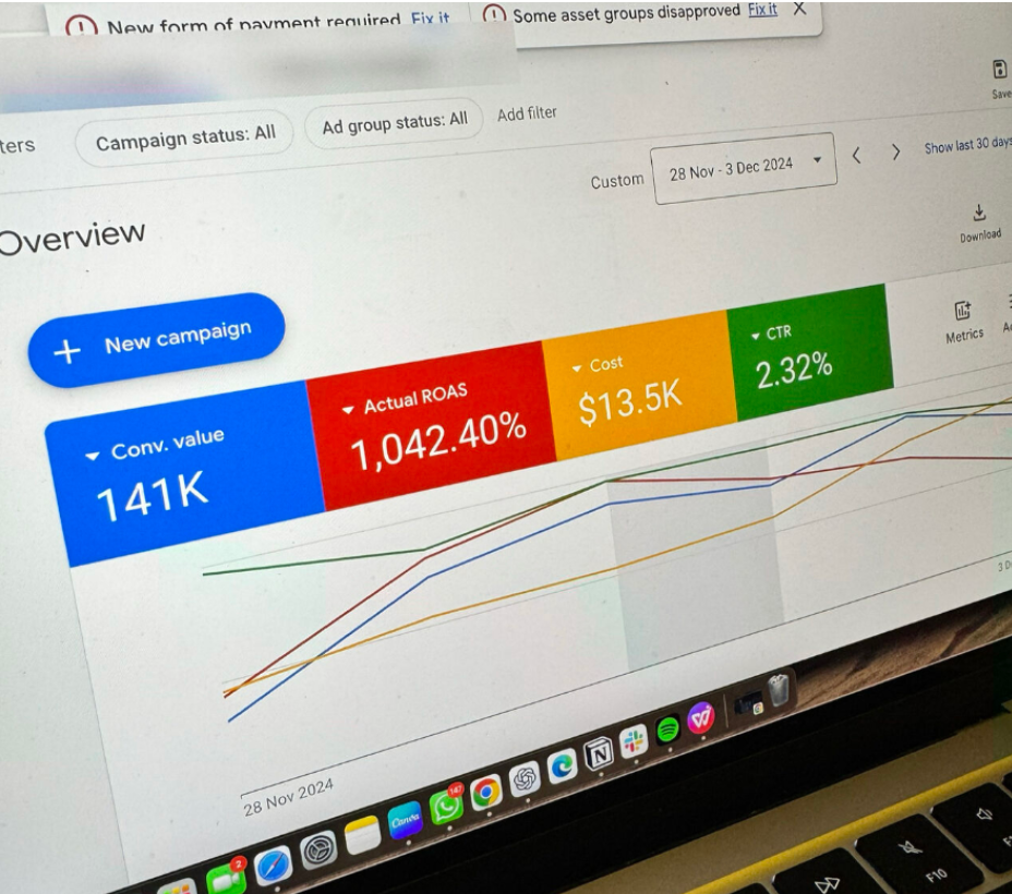 Apparel Brand BFCM Google Ads — $141K